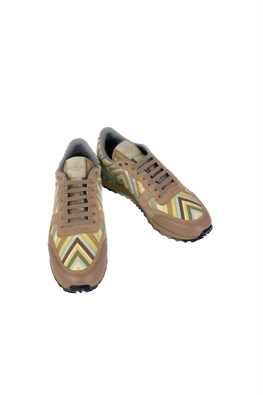 image 2 Комбинированные кроссовки с разноцветным принтом
