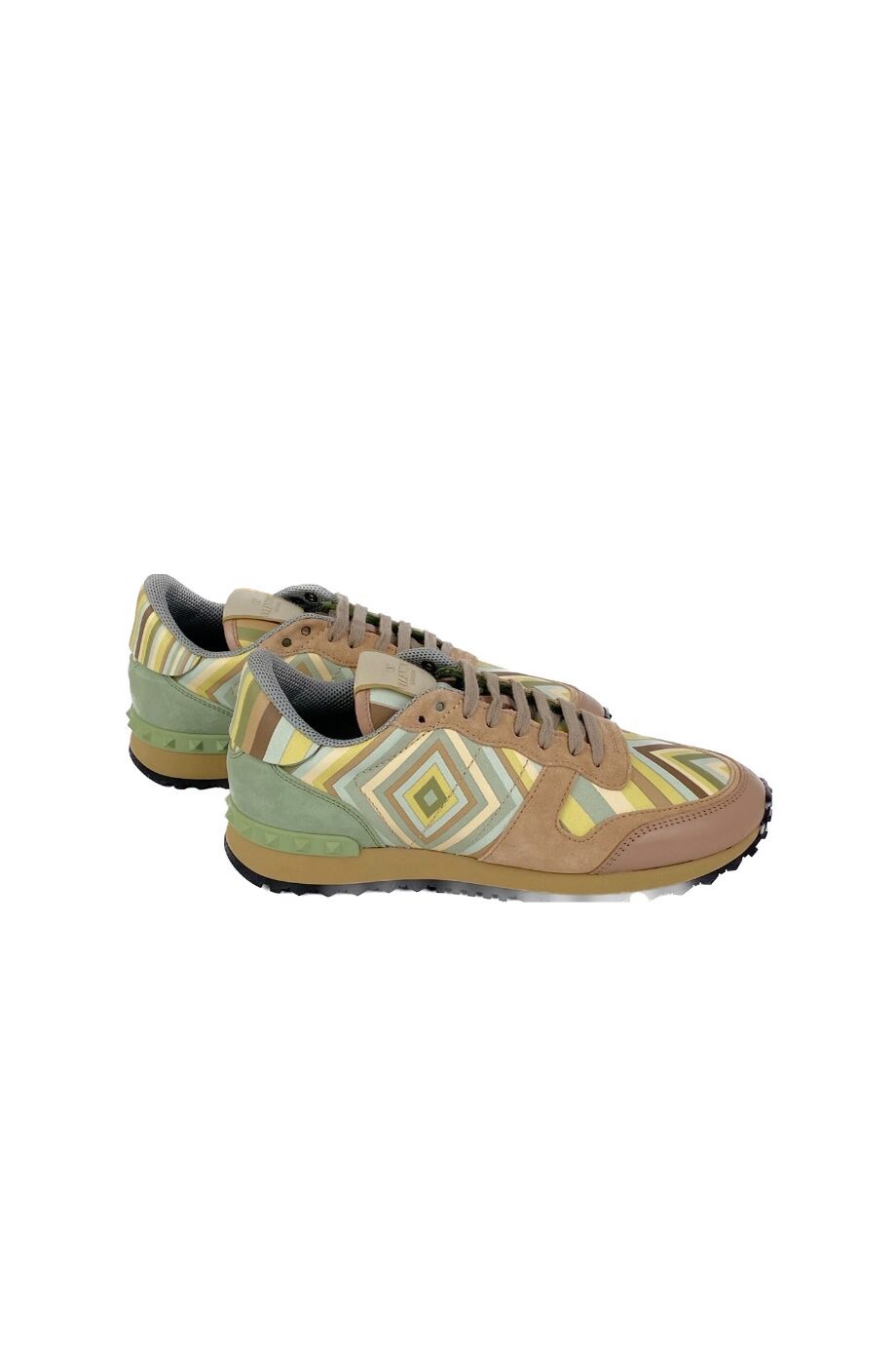 image 5 Комбинированные кроссовки с разноцветным принтом