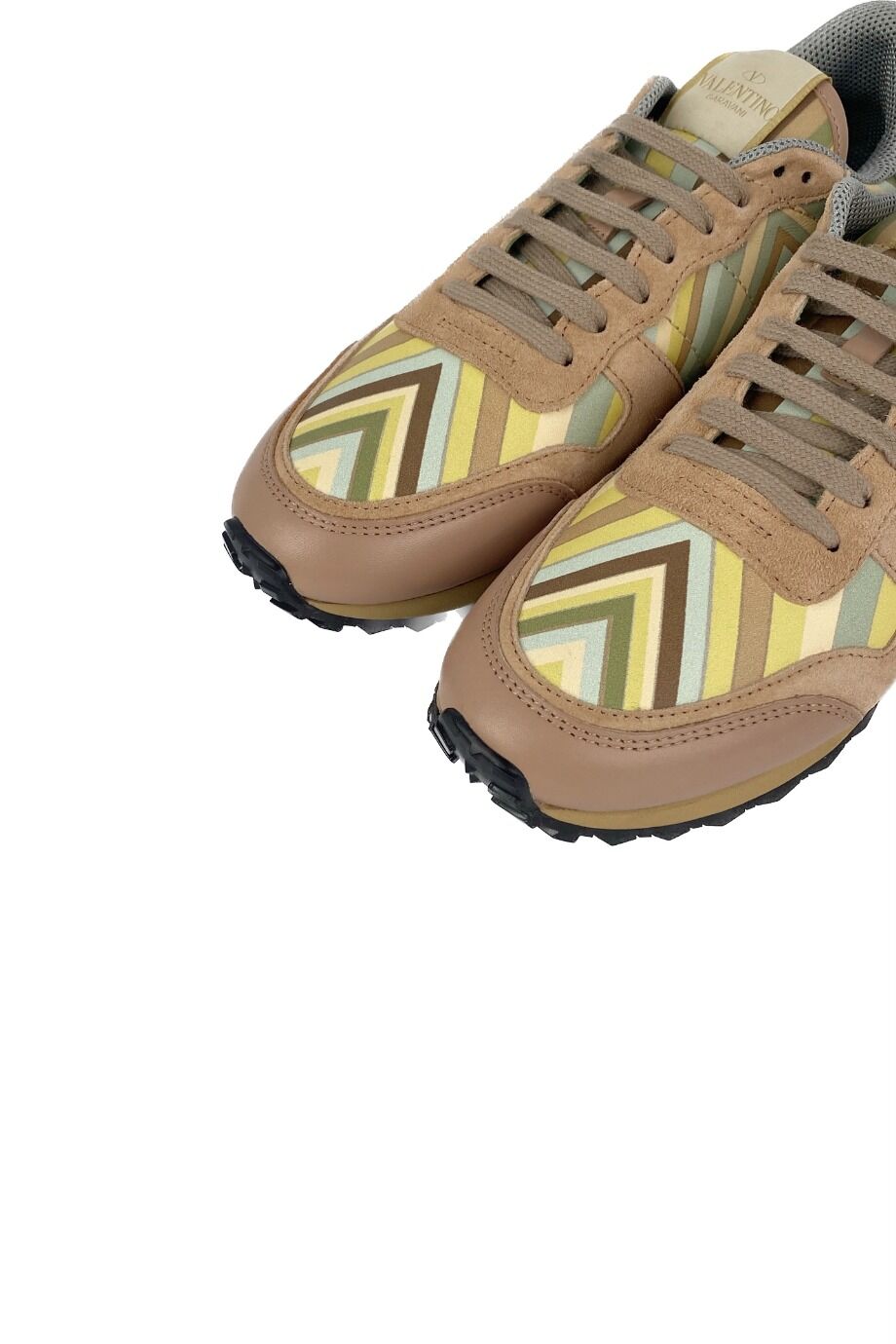 image 3 Комбинированные кроссовки с разноцветным принтом