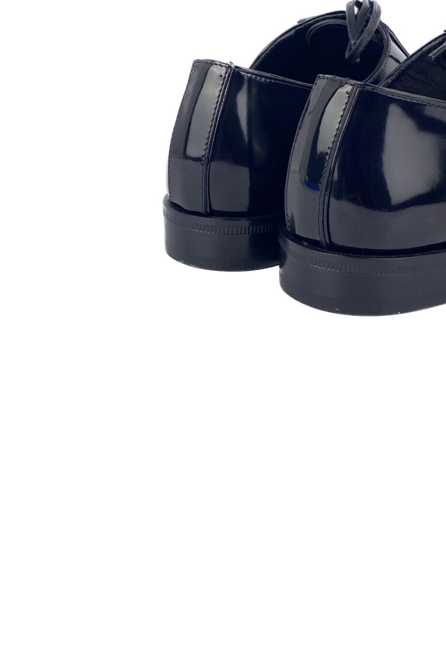 image 4 Ботинки из лакированной кожи черного цвета