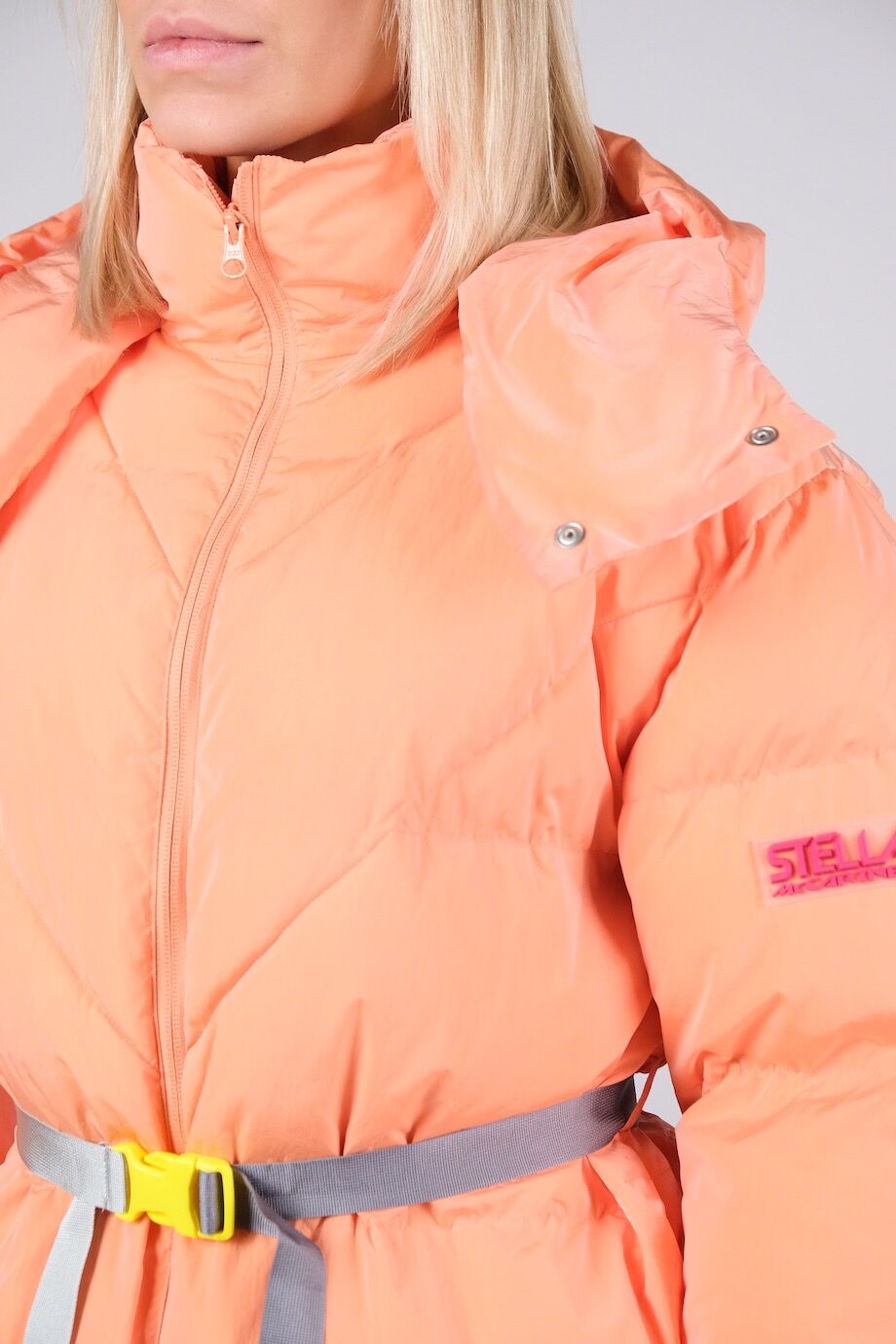 image 4 Утепленная куртка персикового цвета