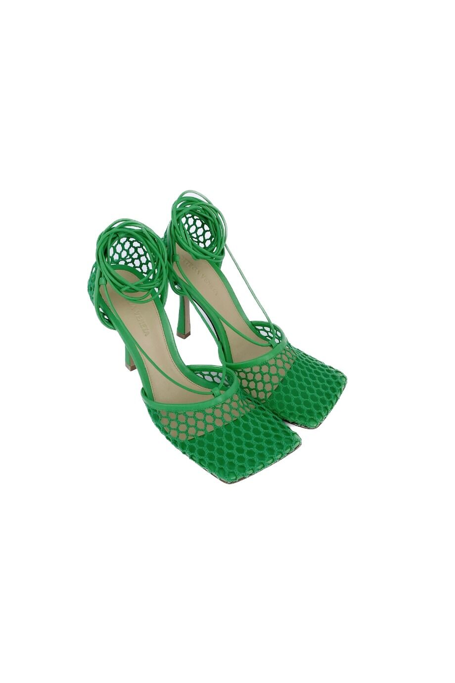 image 1 Туфли из сетки ярко зеленого цвета