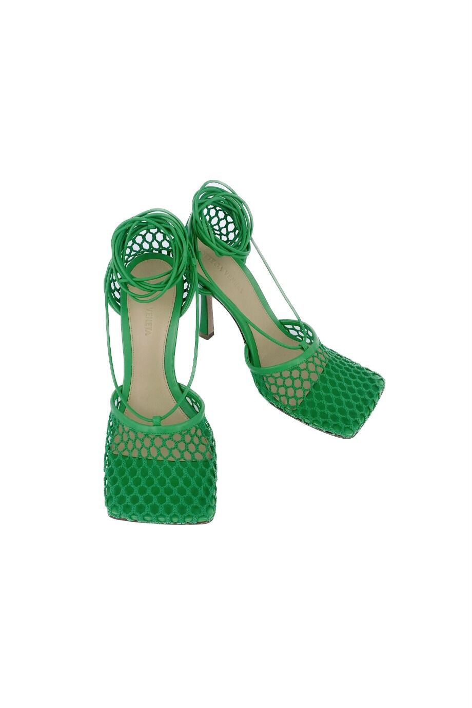 image 2 Туфли из сетки ярко зеленого цвета