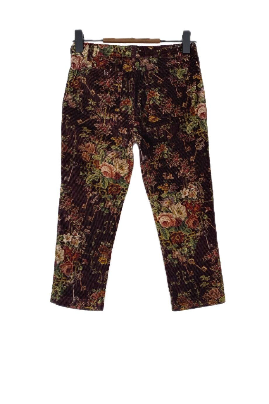 image 2 Детские вельветовые брюки с цветочным принтом