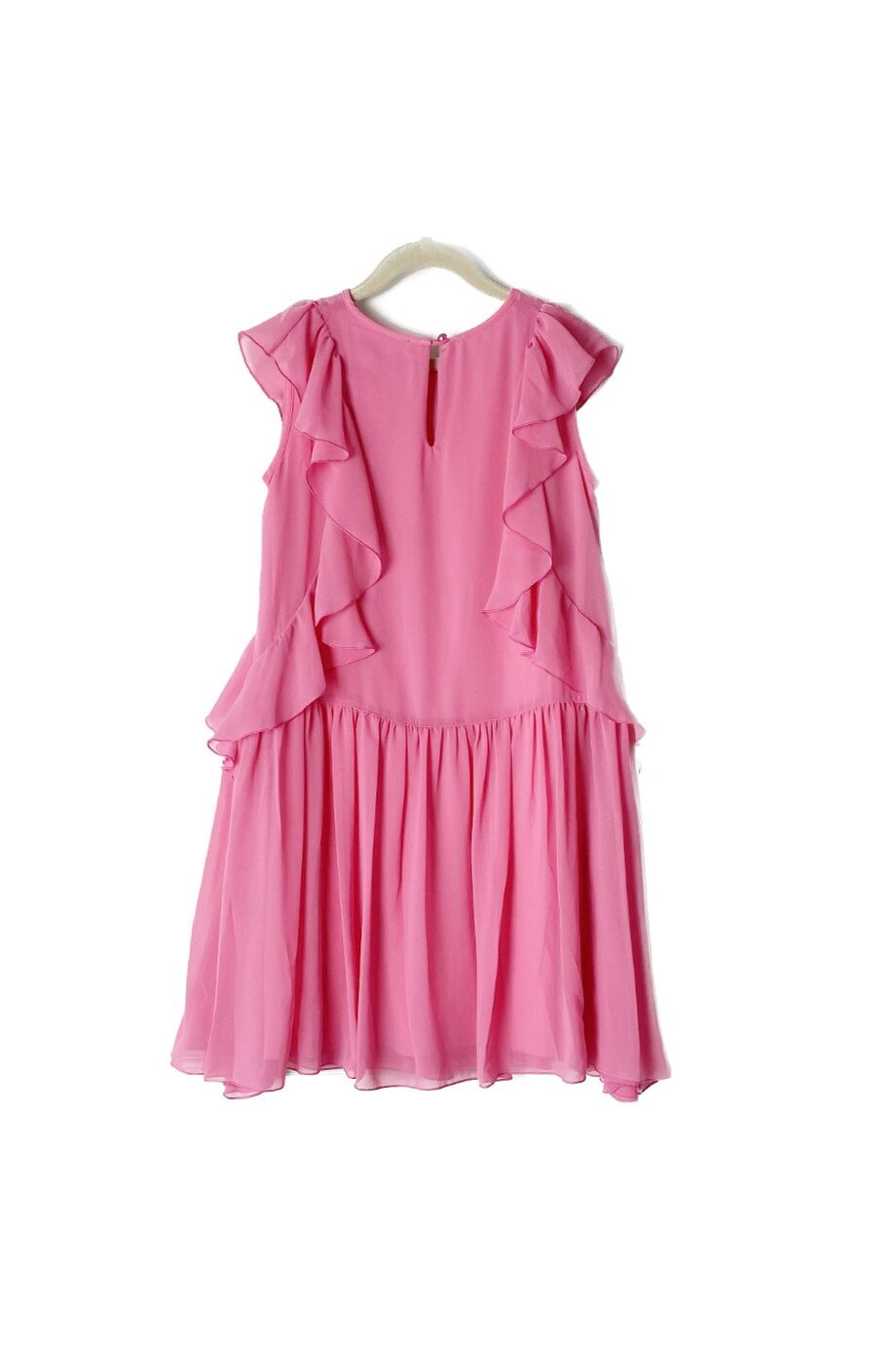 image 2 Детское платье розового цвета без рукавов с воланами
