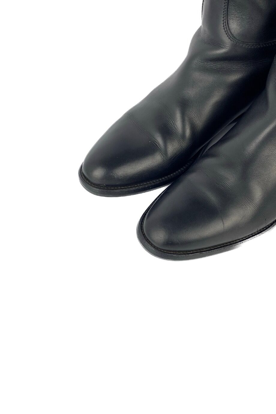 image 3 Сапоги черного цвета без каблука