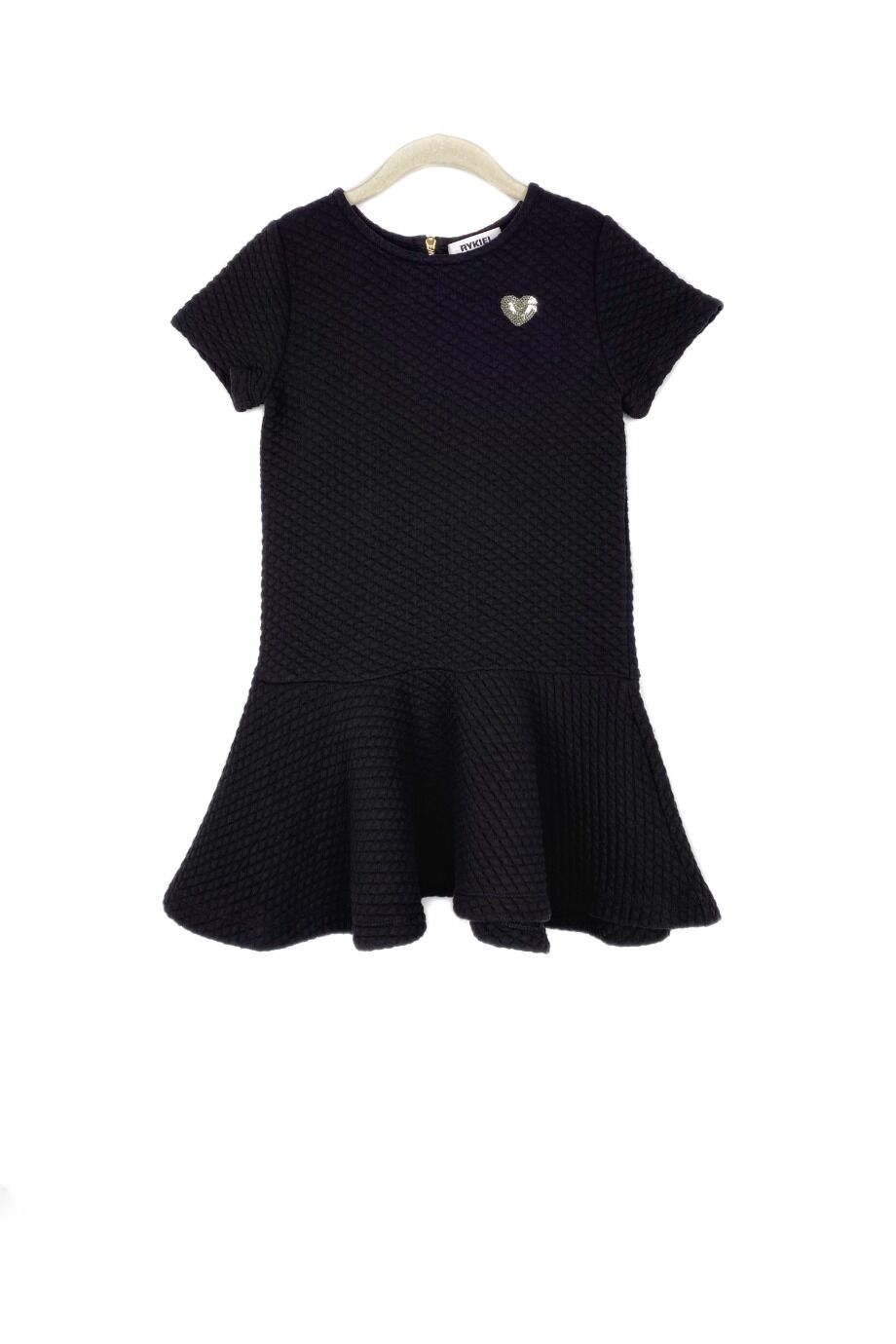 image 1 Детское платье чёрного цвета с декором из пайеток