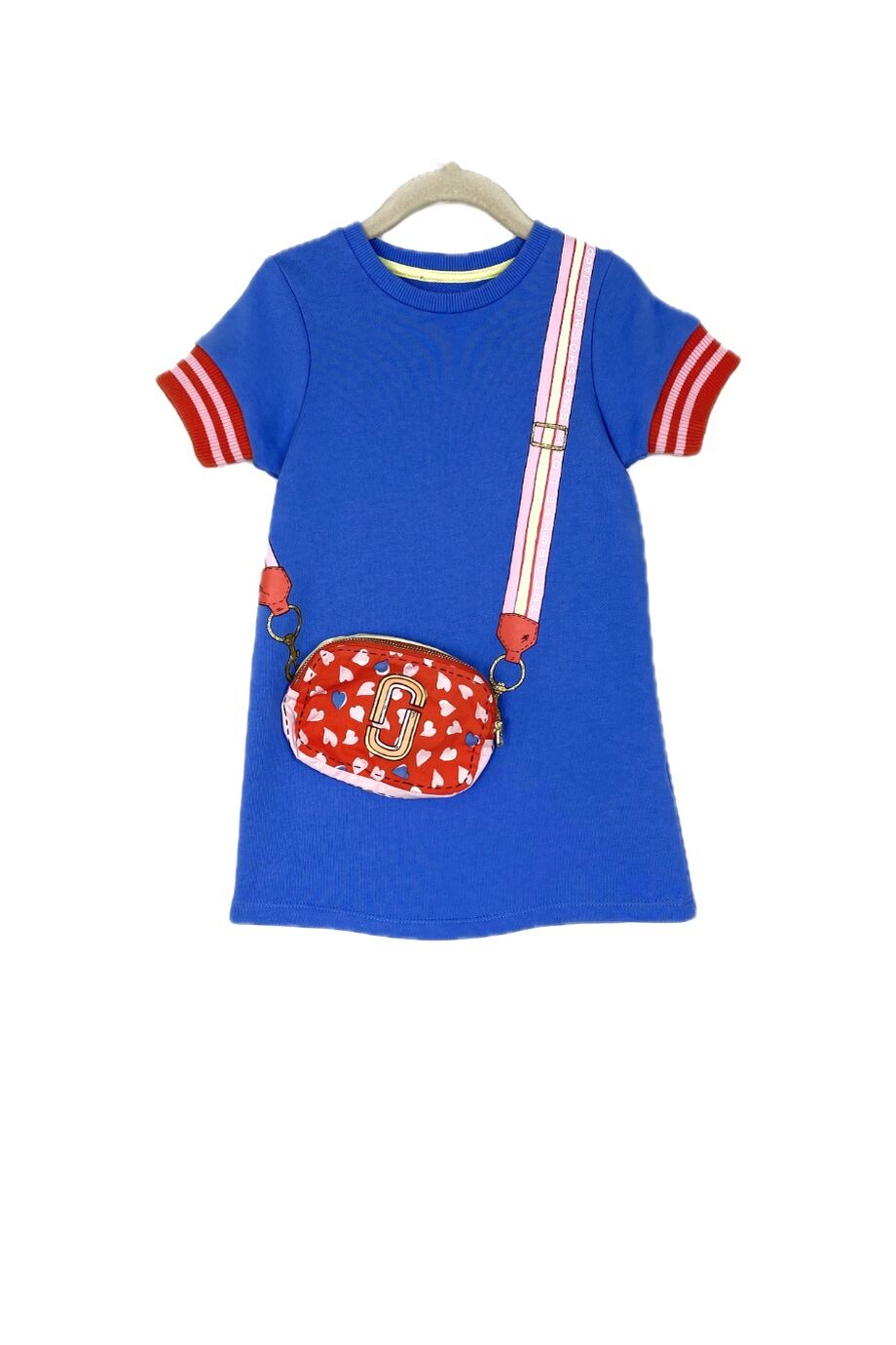 image 1 Детское платье голубого цвета с сумочкой