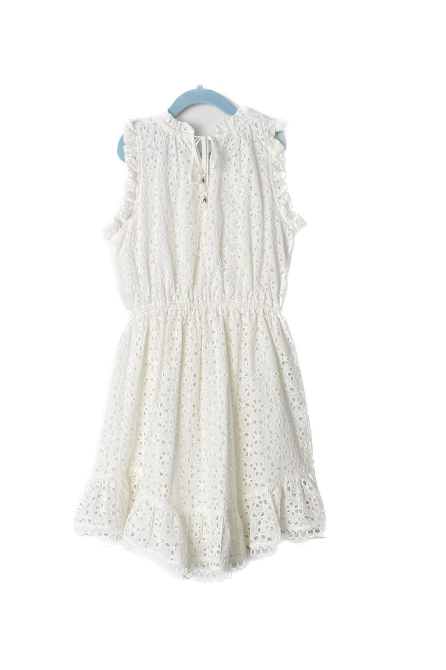 image 2 Детское платье ришелье белого цвета