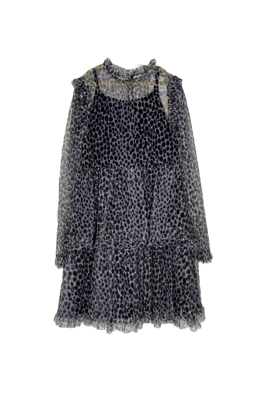 image 1 Детское платье из сетки с леопардовым принтом