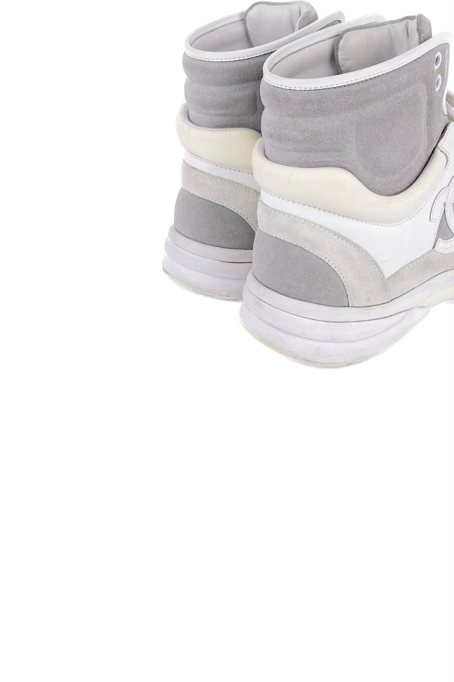 image 4 Замшевые кроссовки серого цвета
