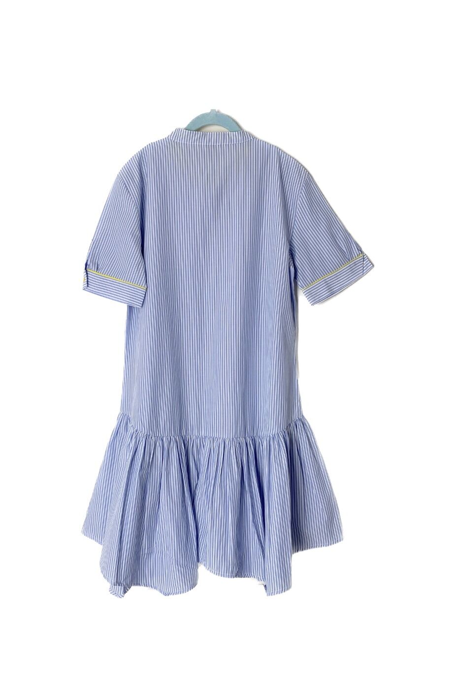 image 2 Детское платье-рубашка в тонкую полоску