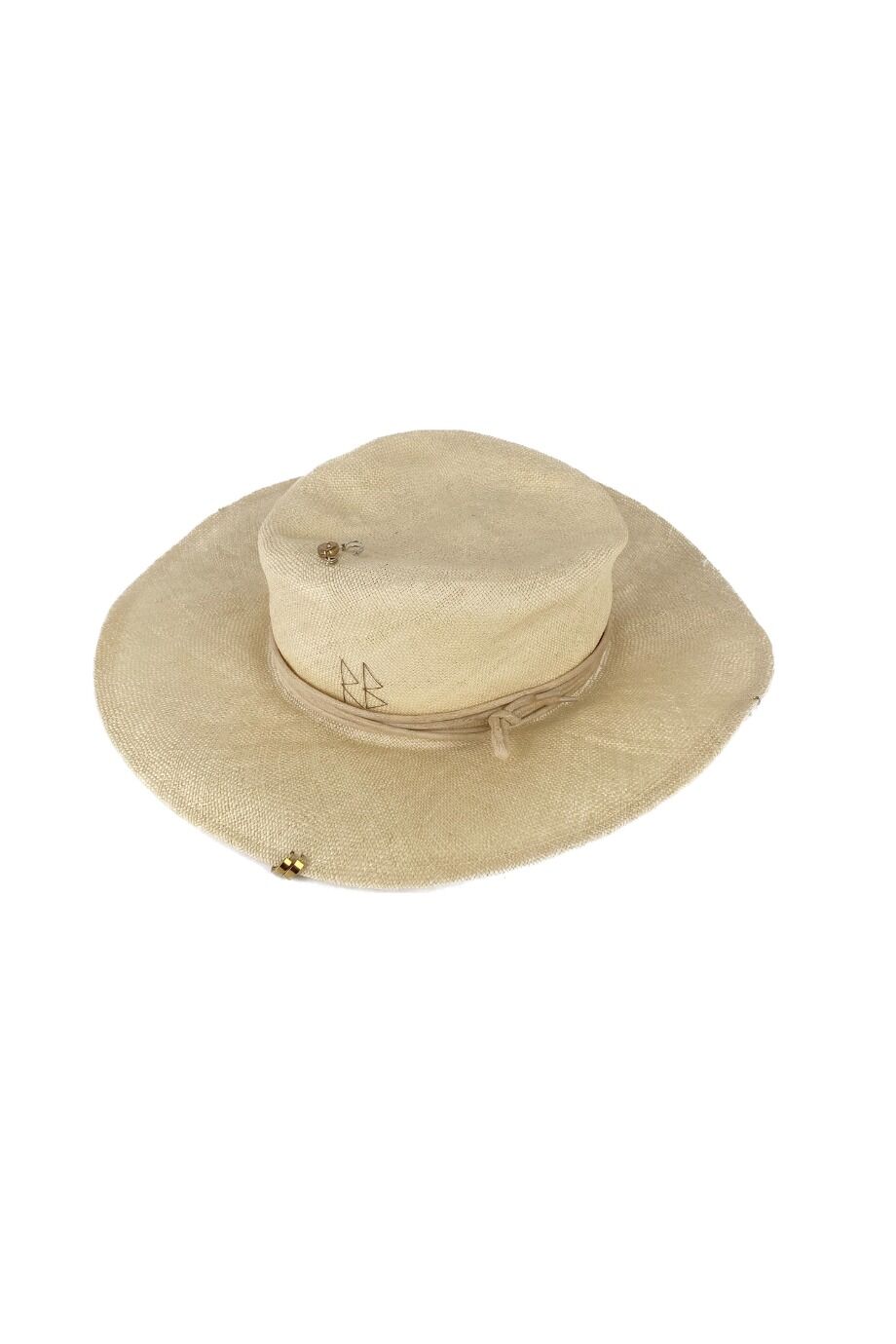 image 3 Соломенная шляпа со съёмной цепочкой
