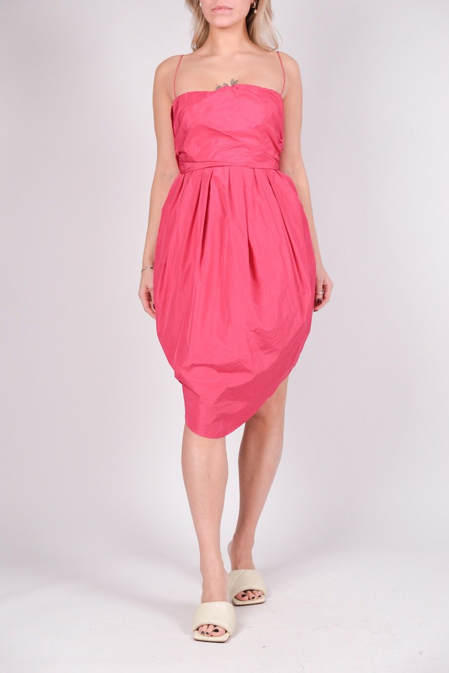 image 1 Платье с корсетом цвета фуксии