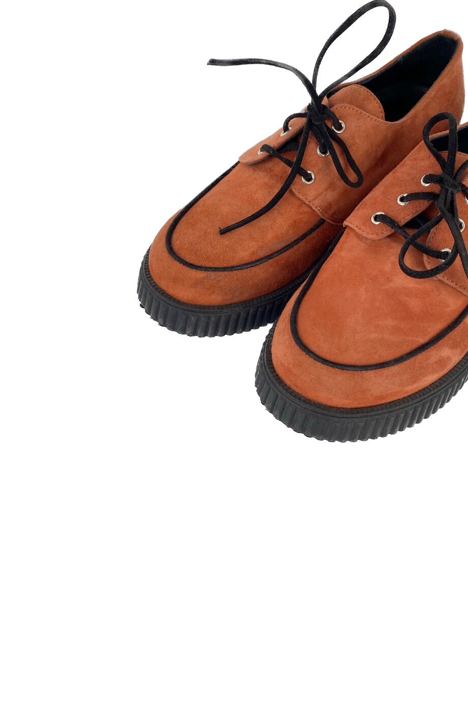 image 4 Замшевые ботинки кирпичного цвета