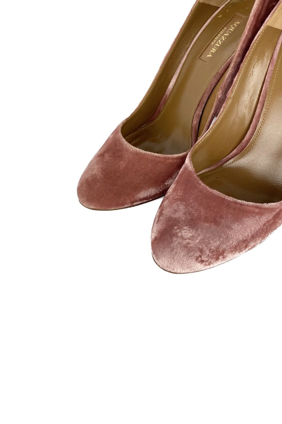 image 3 Туфли из велюра розового цвета