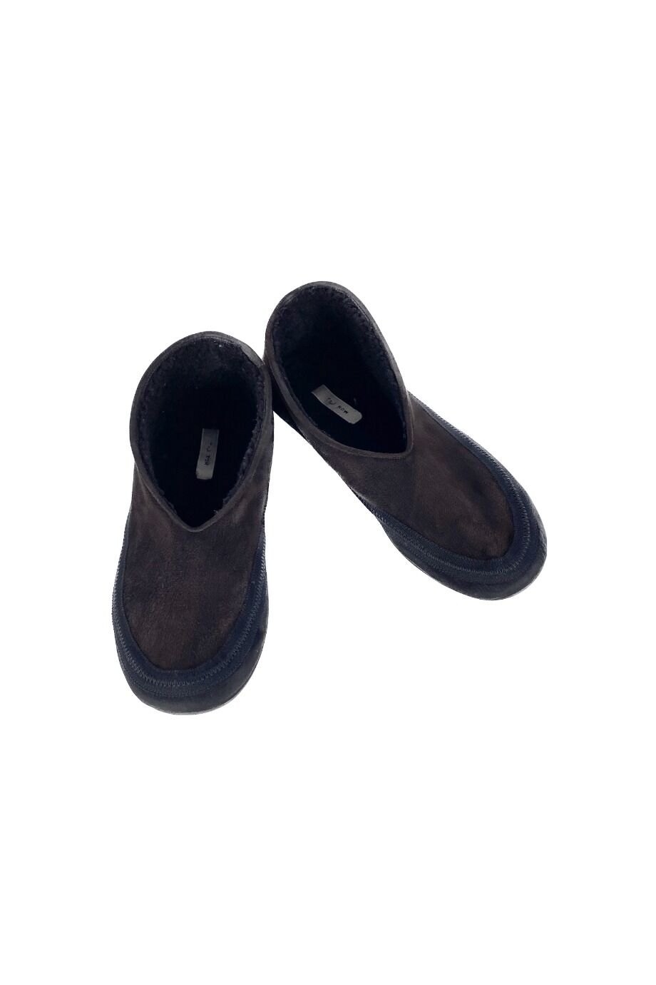 image 2 Замшевые ботинки коричневого цвета на меху