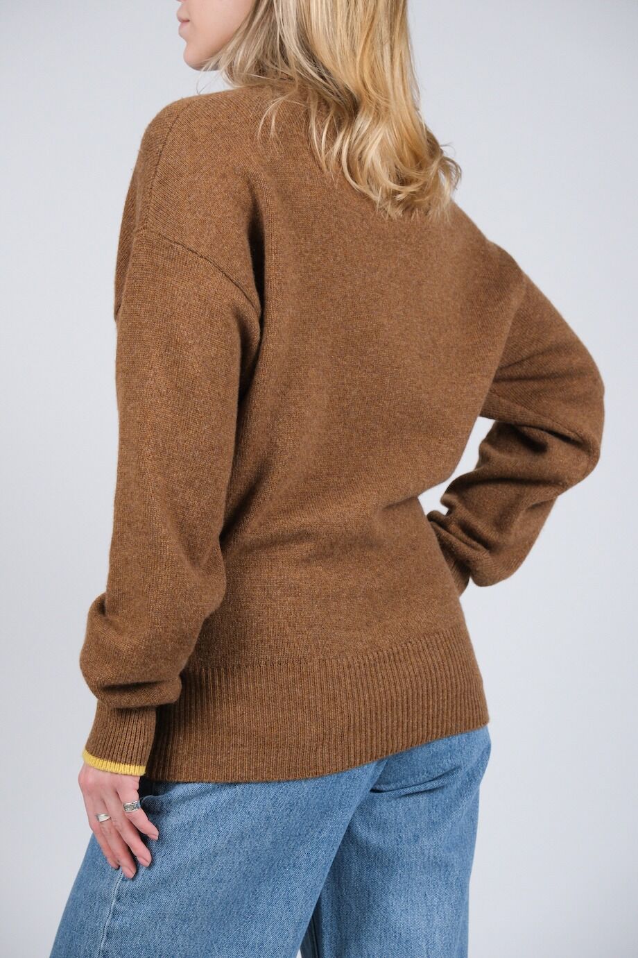 image 3 Кашемировый свитер карамельного цвета