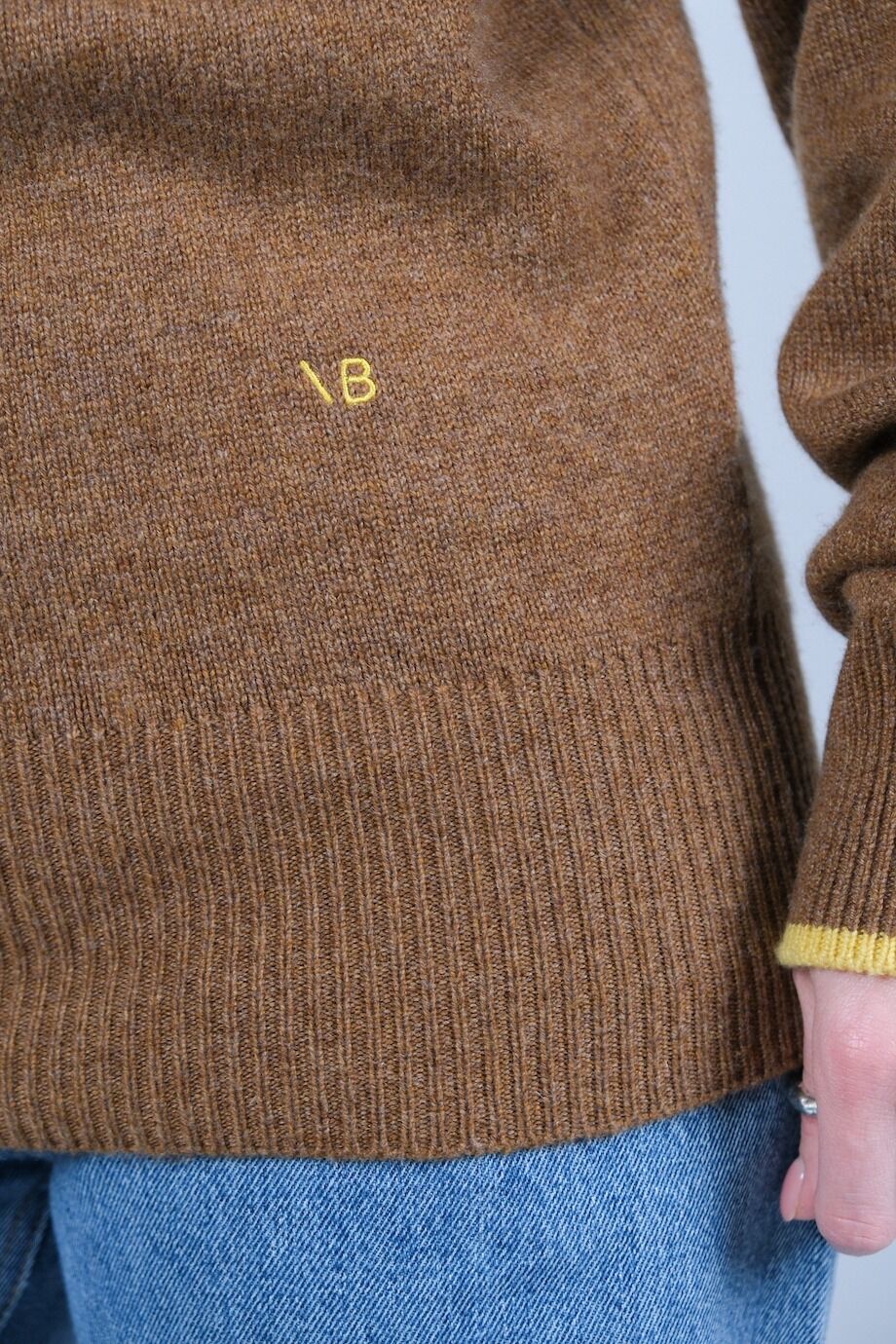 image 5 Кашемировый свитер карамельного цвета