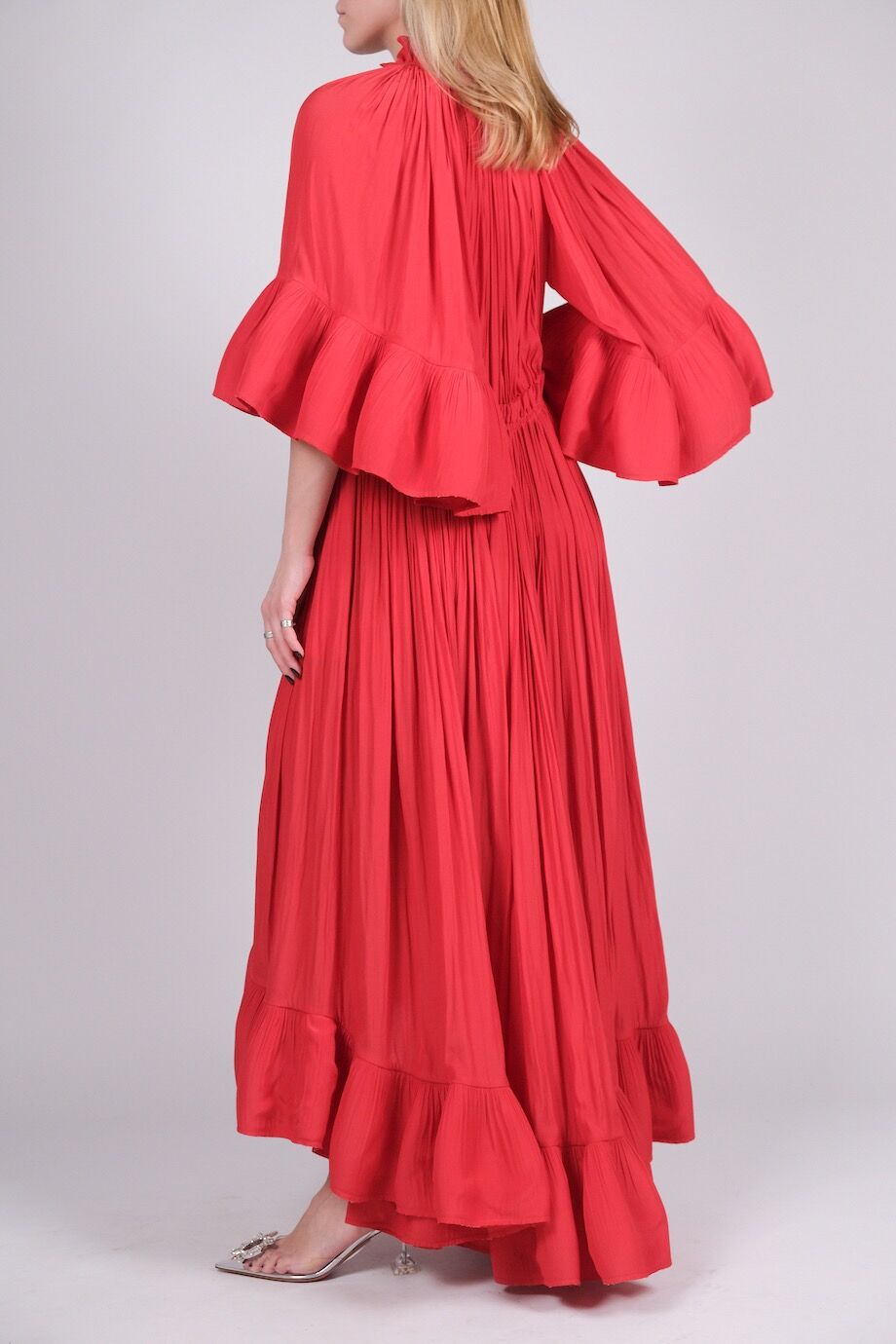 image 3 Платье вечернее красного цвета в пол
