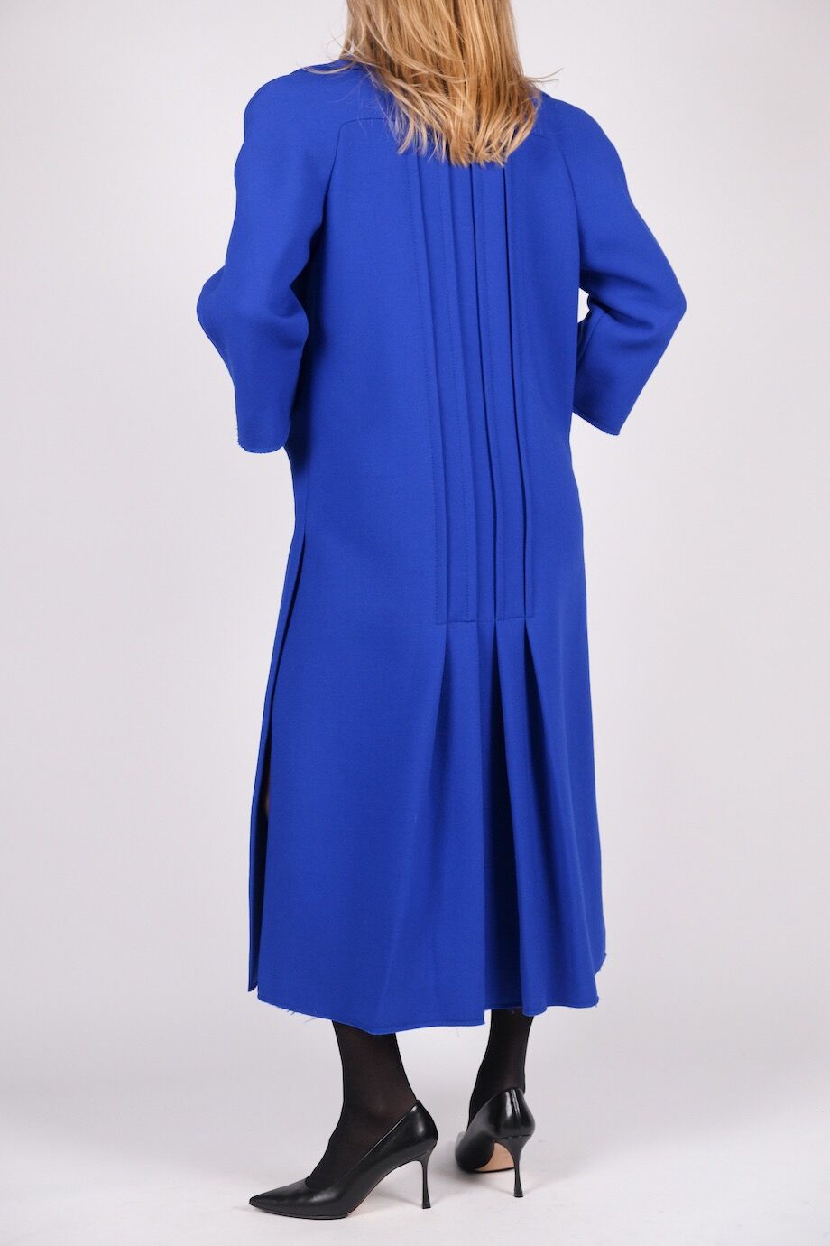 image 3 Пальто из шерсти ярко-синего цвета