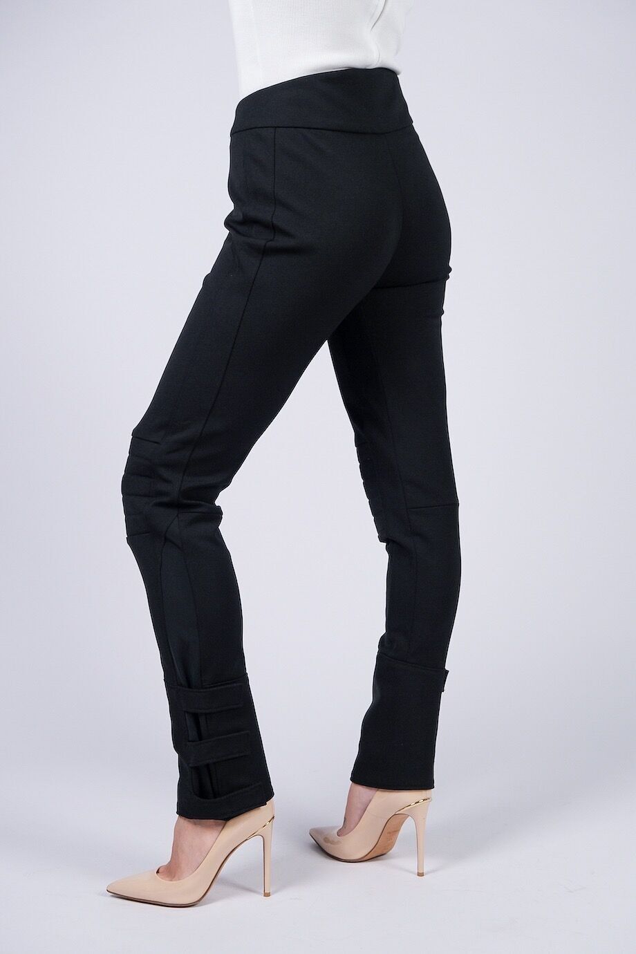 image 4 Спортивные брюки чёрного цвета с наколенниками
