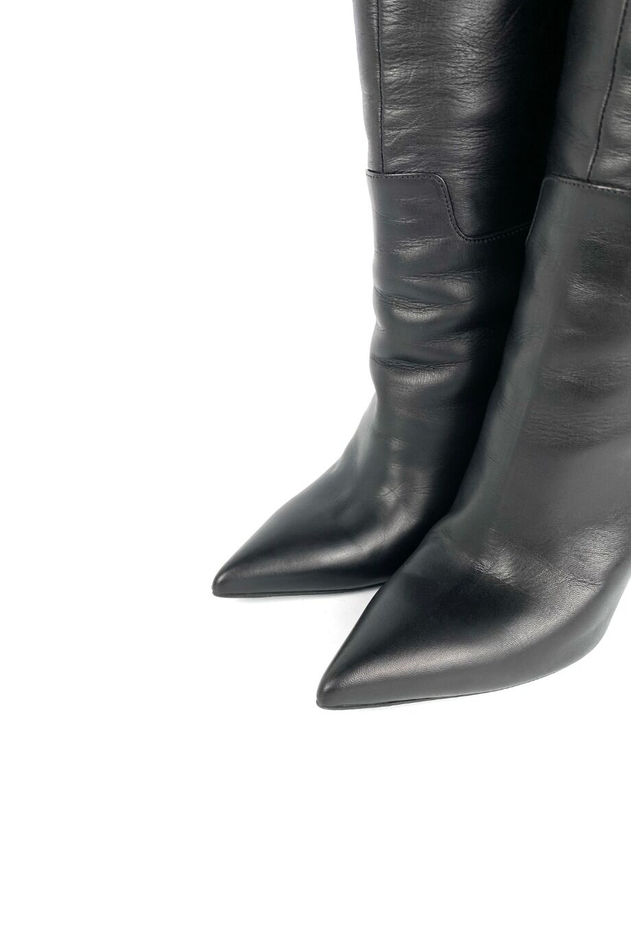 image 3 Ботфорты черного цвета на каблуке