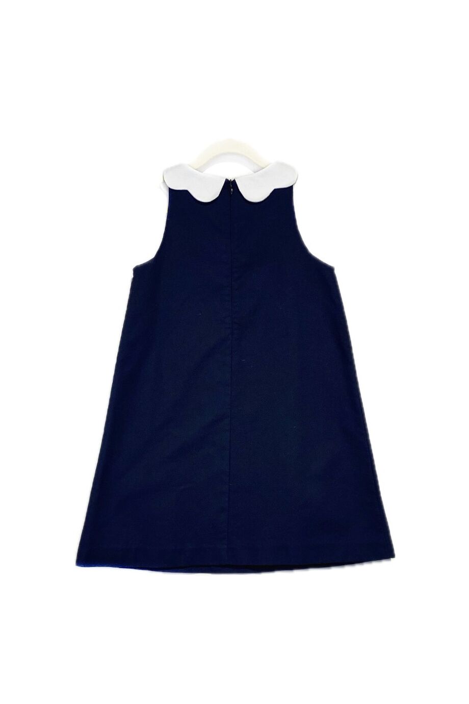 image 2 Детское платье темно-синего цвета с белой манишкой