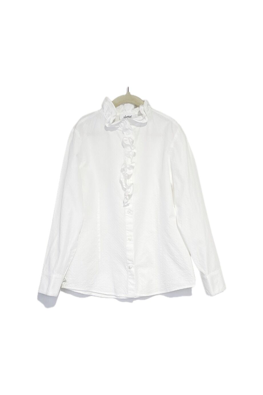 image 1 Детская блуза белого цвета с воланами