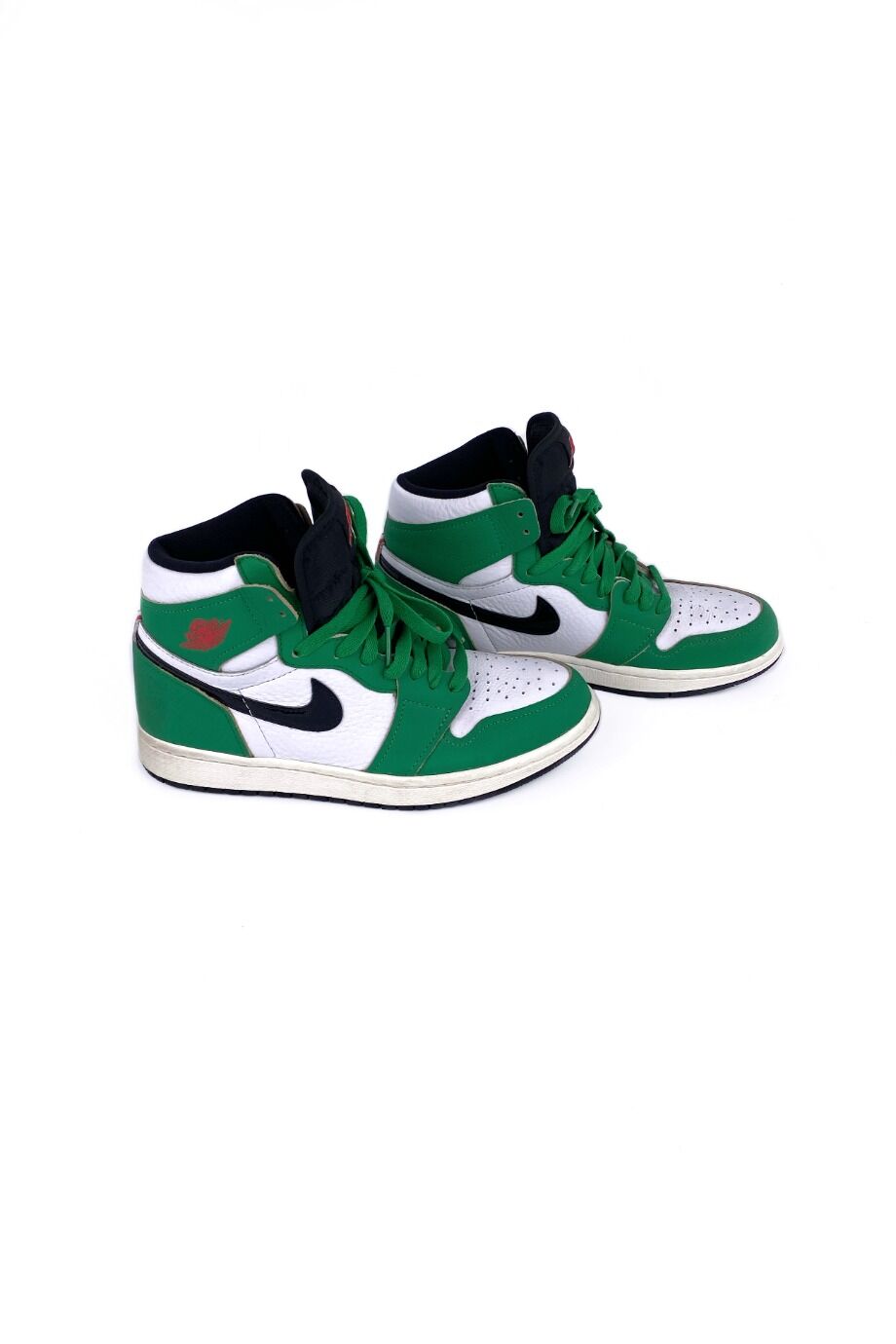 image 5 Высокие кеды AIR JORDAN с зелеными вставками