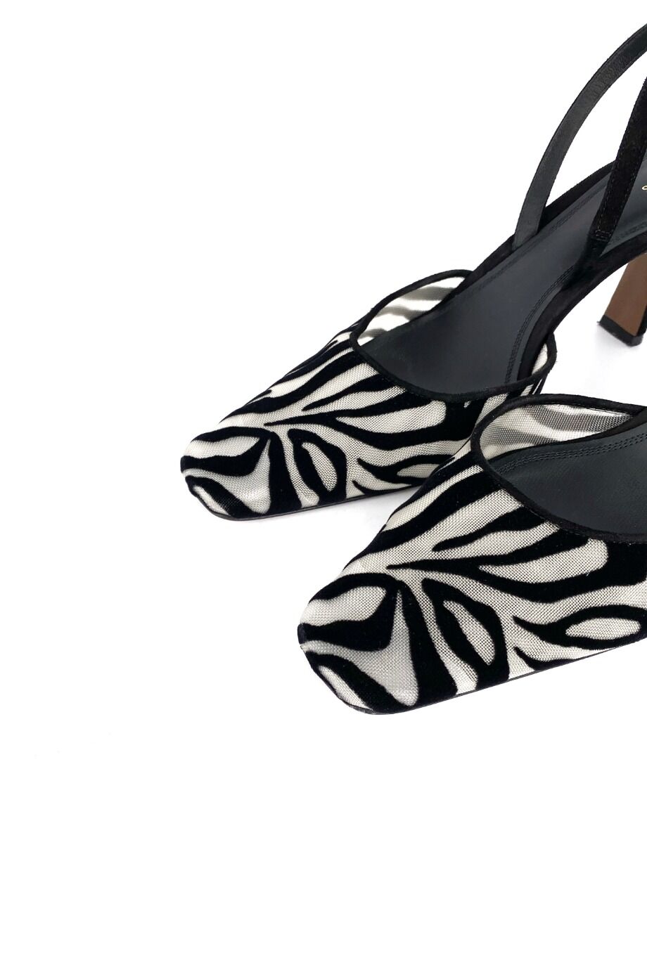 image 3 Туфли с открытой пяткой из сетки