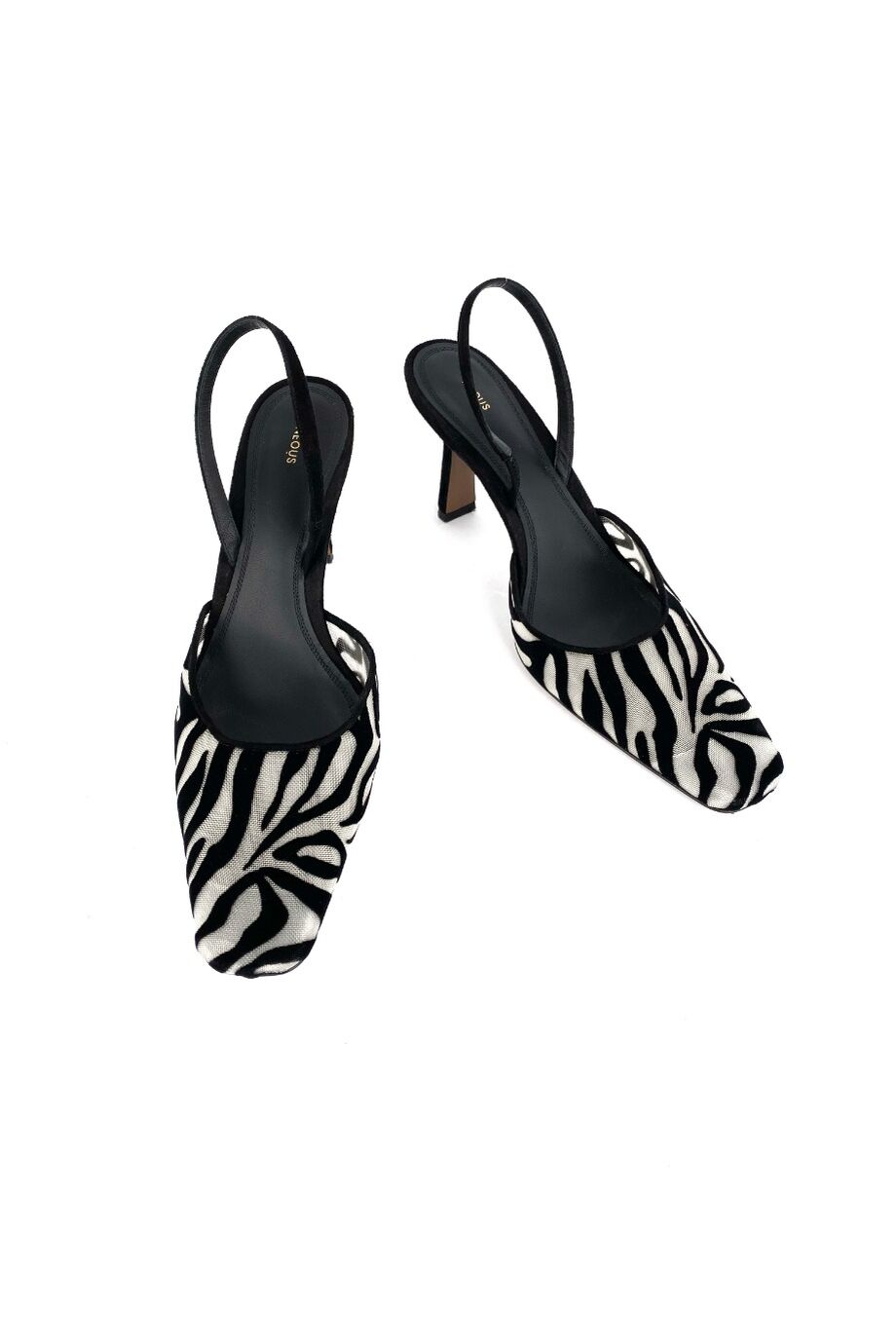 image 2 Туфли с открытой пяткой из сетки