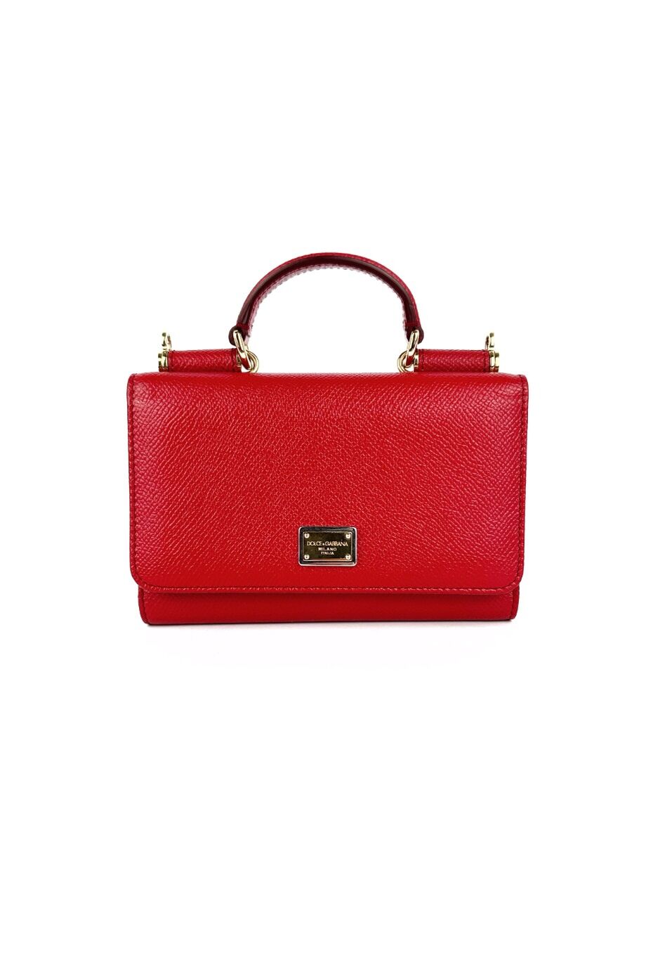 image 2 Клатч Sicily Von Bag красного цвета на цепочке