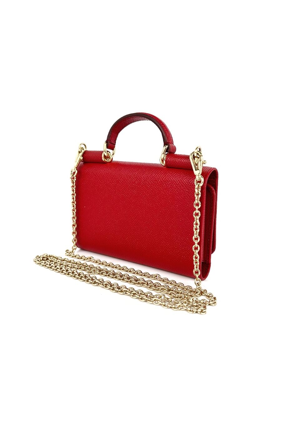 image 5 Клатч Sicily Von Bag красного цвета на цепочке