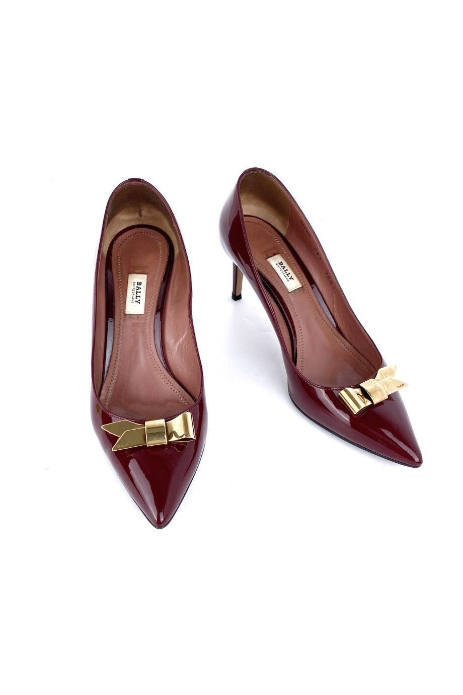 image 2 Лакированные туфли бордового цвета