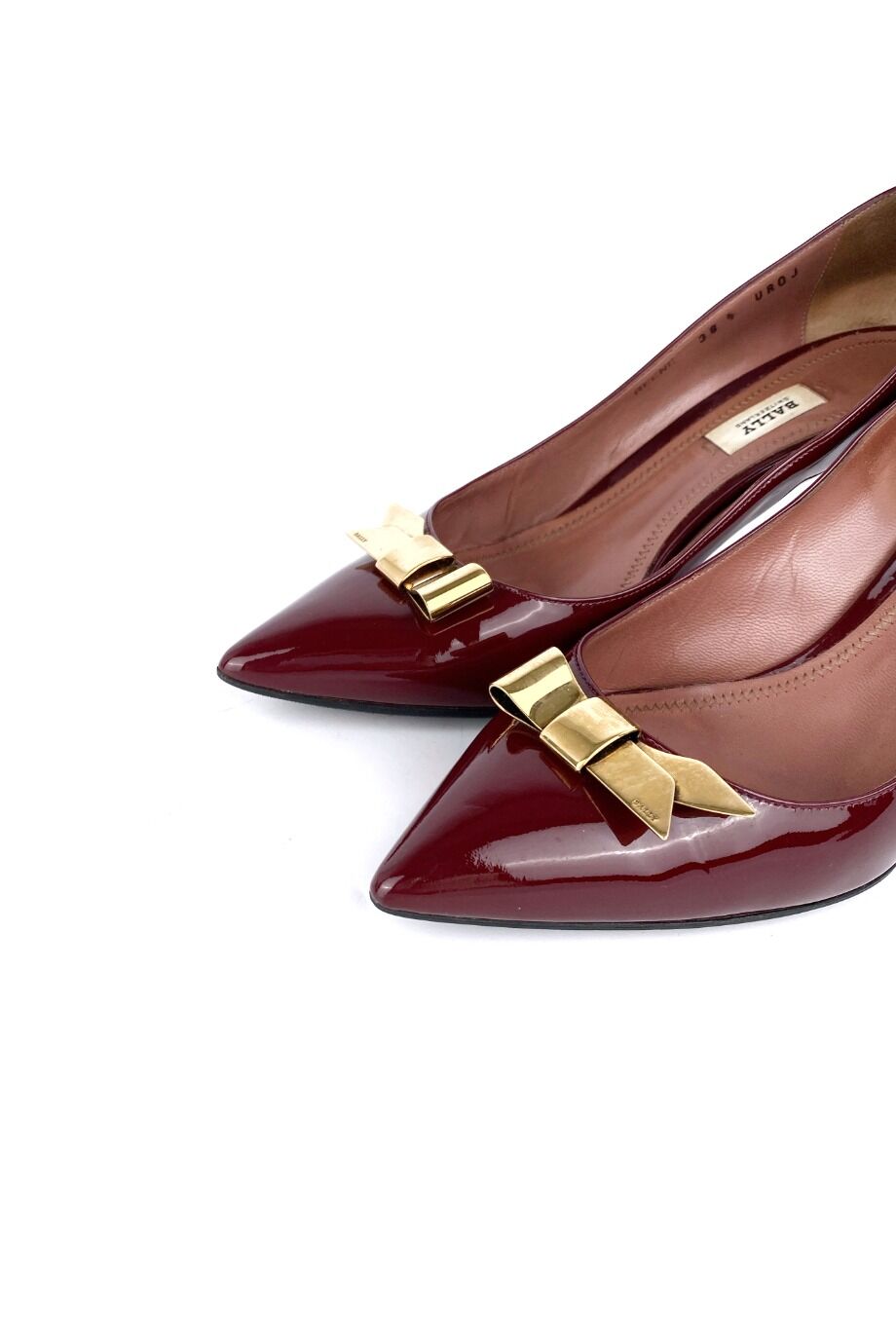 image 3 Лакированные туфли бордового цвета