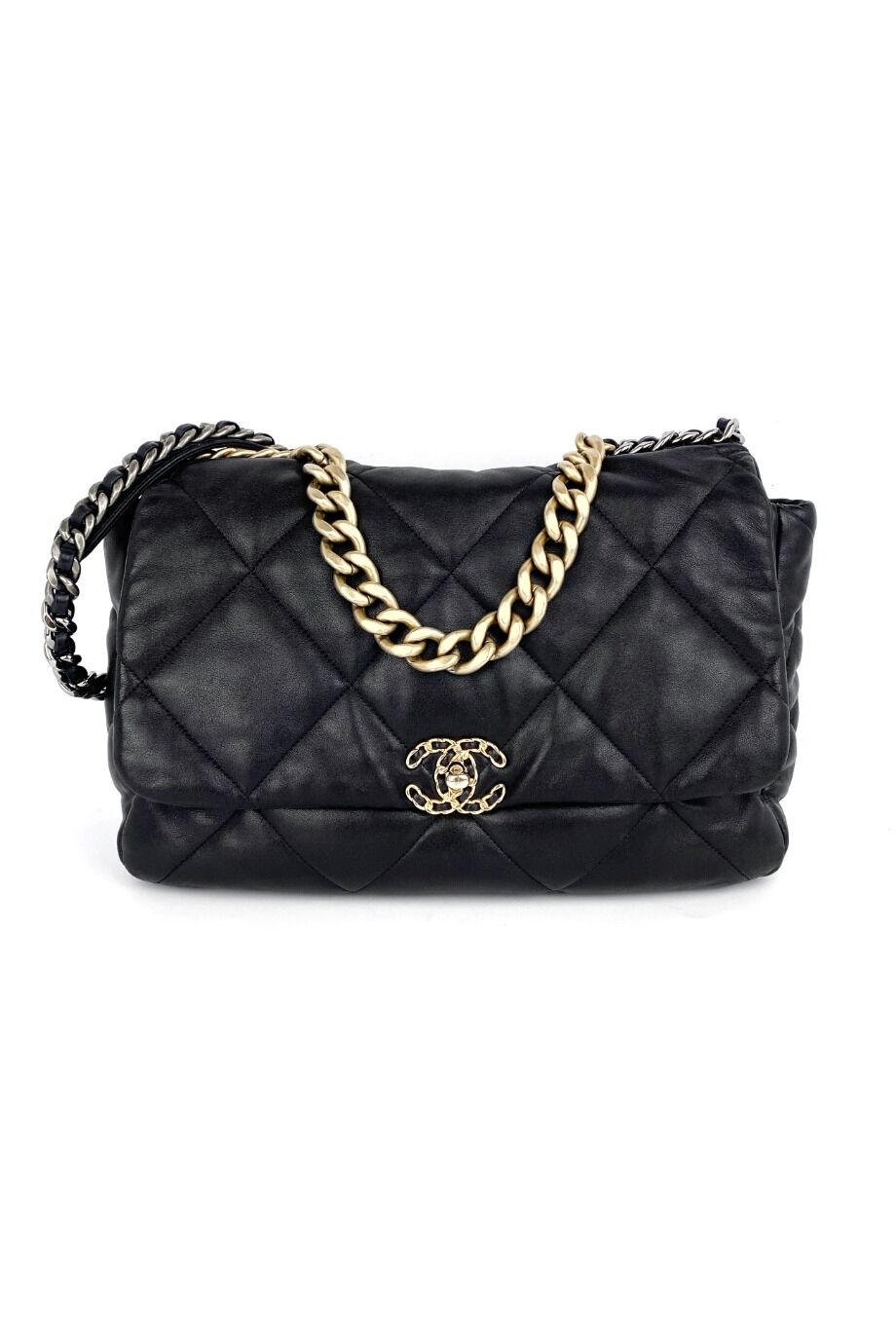 image 1 Сумка Chanel 19 Maxi черного цвета