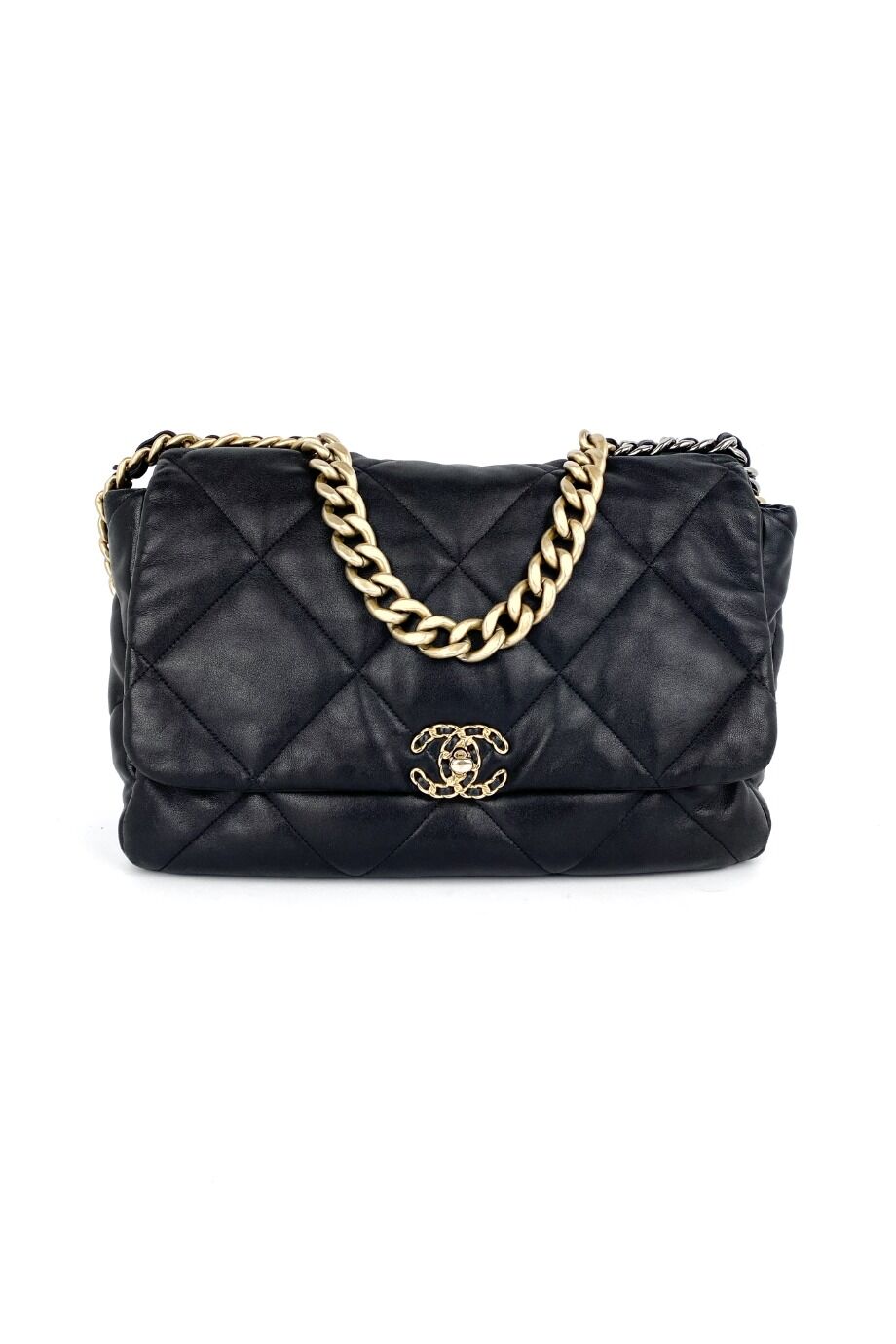 image 2 Сумка Chanel 19 Maxi черного цвета