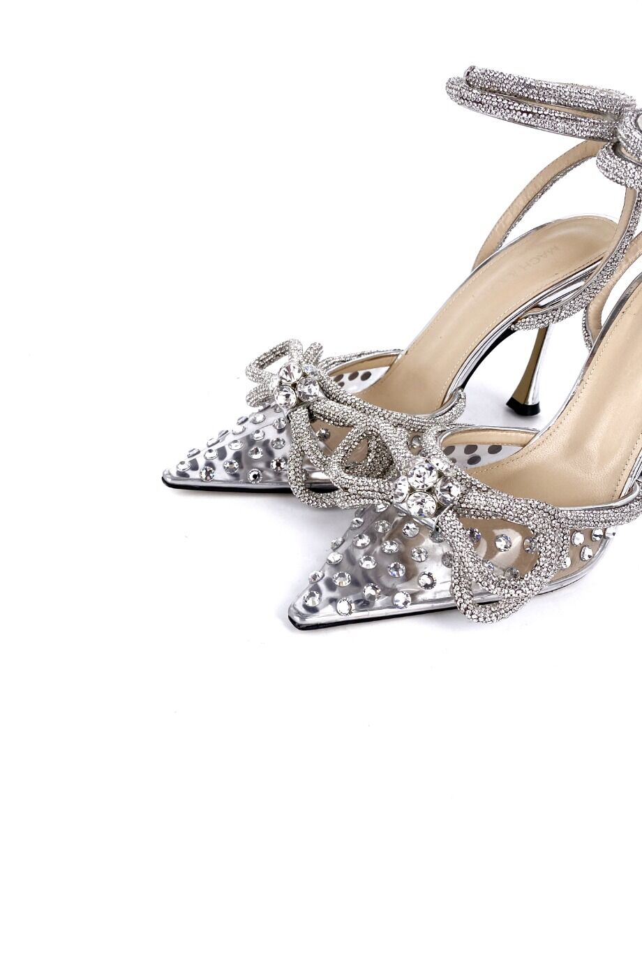 image 3 Туфли серебристого цвета с декором из камней