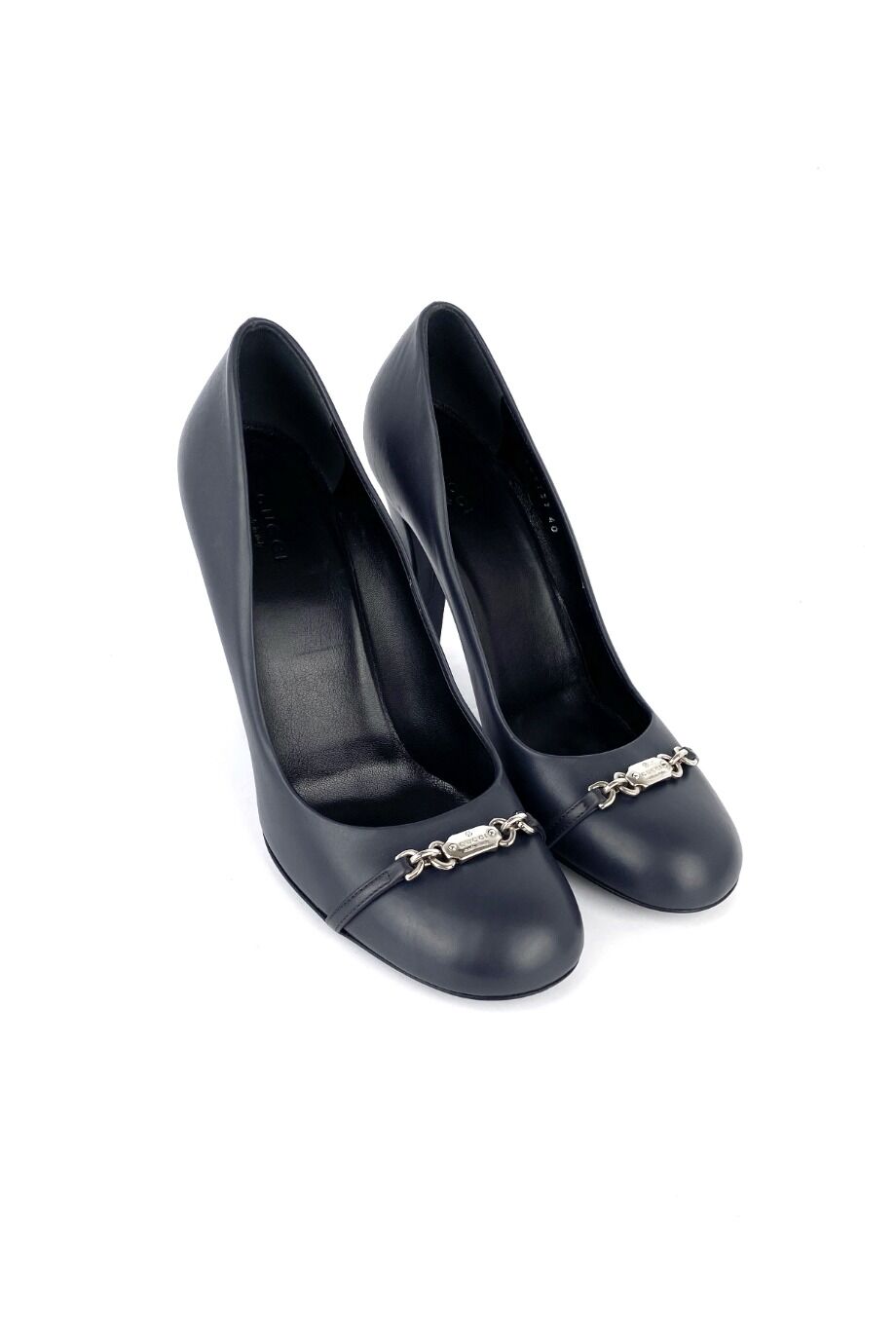 image 1 Туфли графитового цвета с круглым носиком