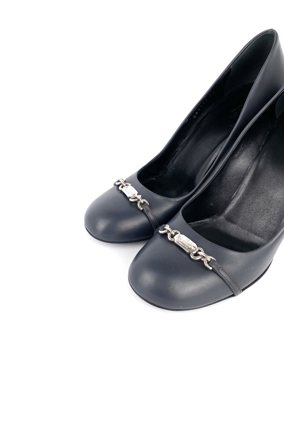 image 3 Туфли графитового цвета с круглым носиком