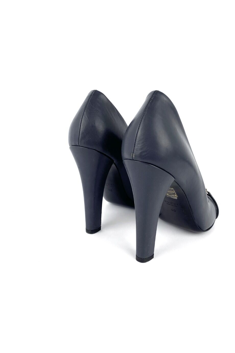 image 4 Туфли графитового цвета с круглым носиком