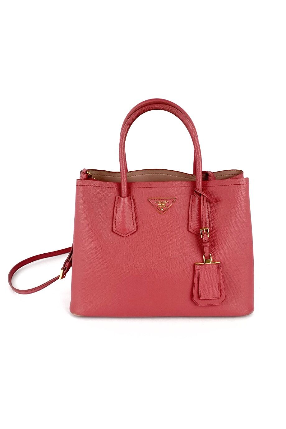 image 1 Сумка Double bag кораллового цвета