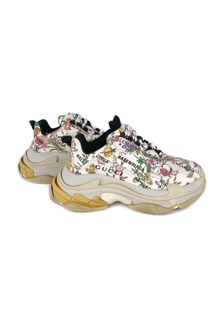 image 5 Кроссовки Triple S с цветочным принтом