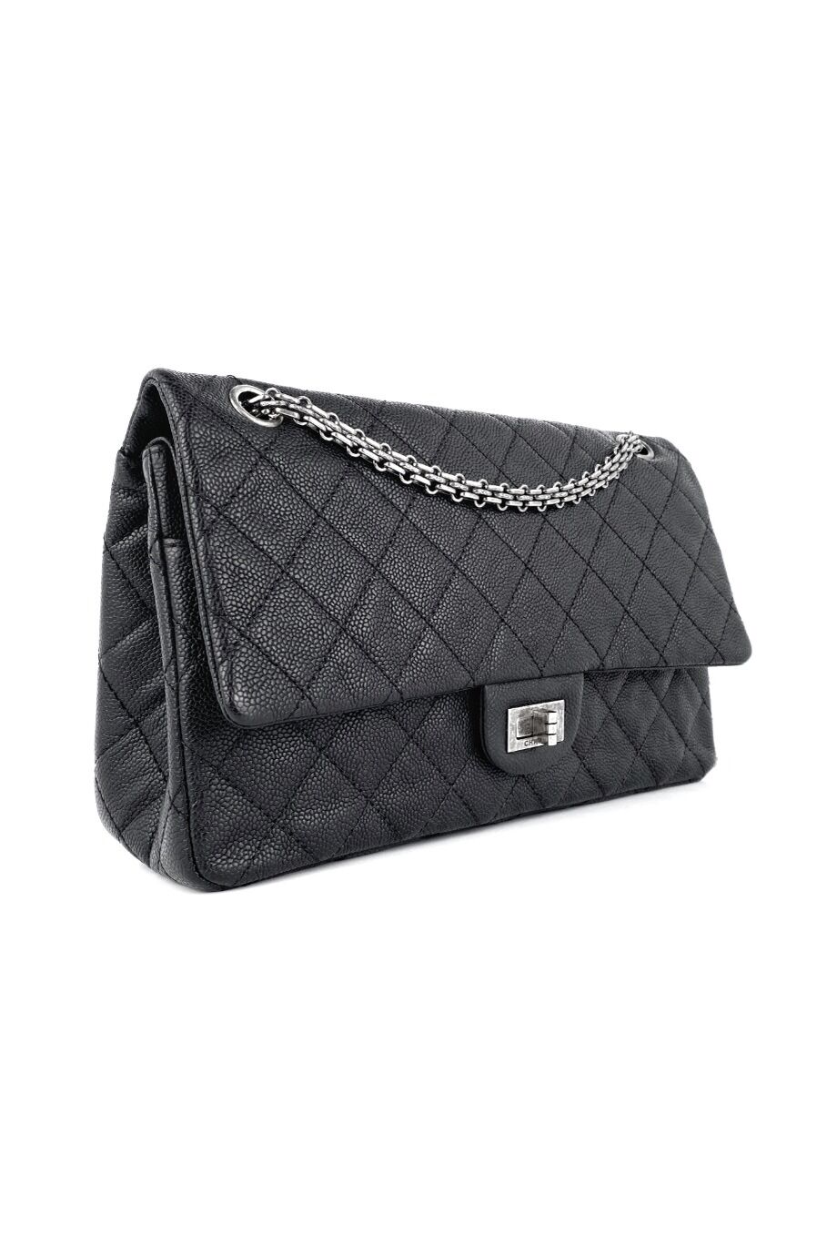 image 2 Сумка 2.55 double flap черного цвета