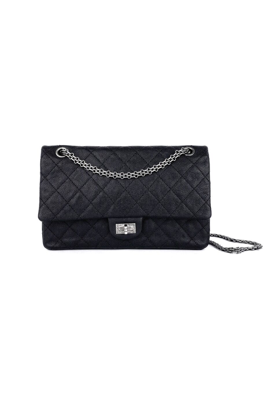 image 1 Сумка 2.55 double flap черного цвета