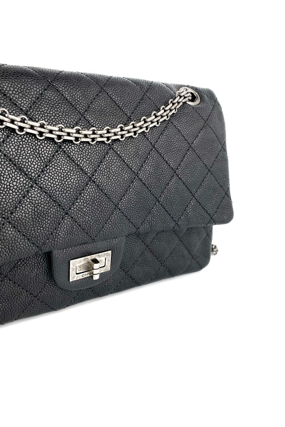 image 3 Сумка 2.55 double flap черного цвета