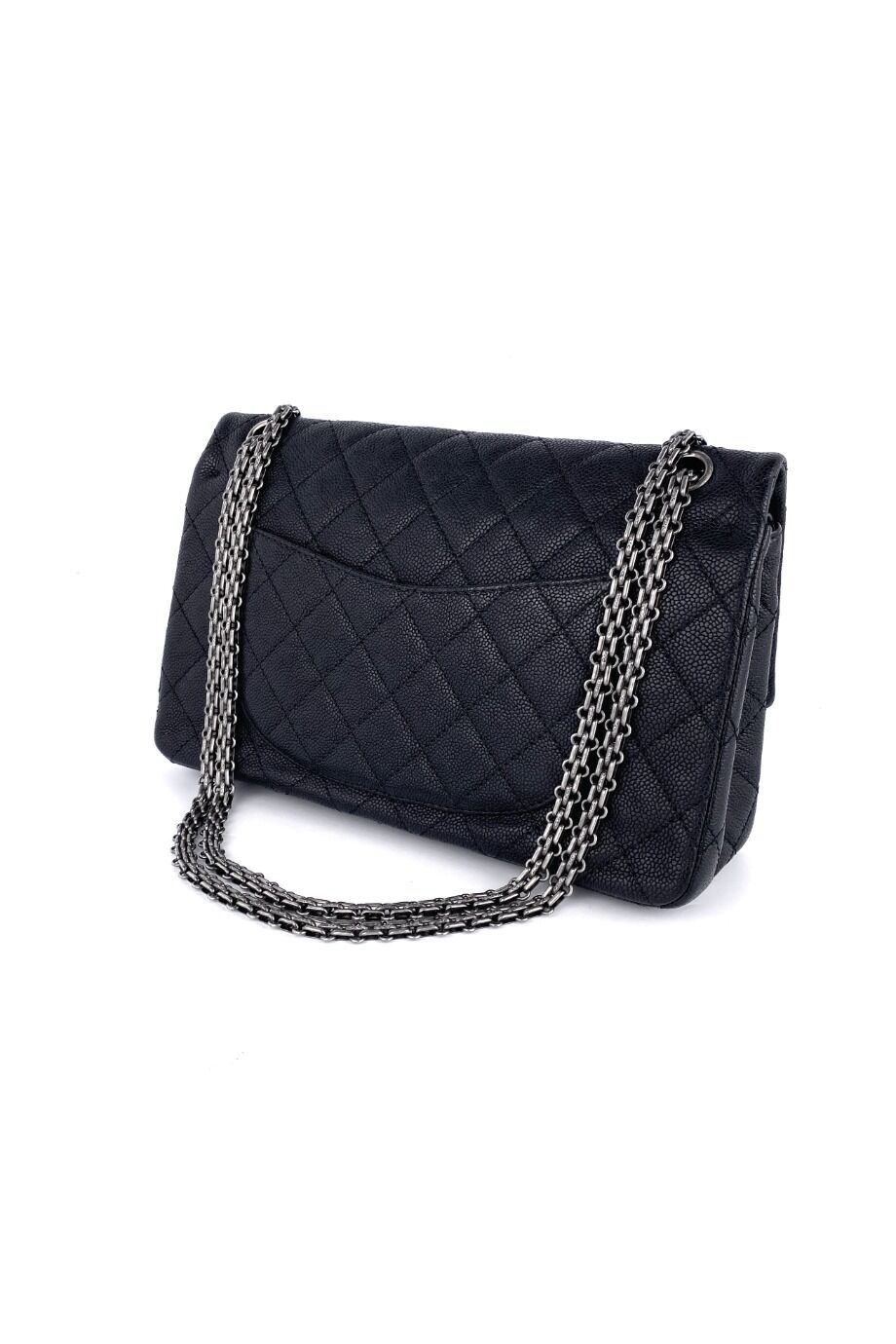 image 4 Сумка 2.55 double flap черного цвета
