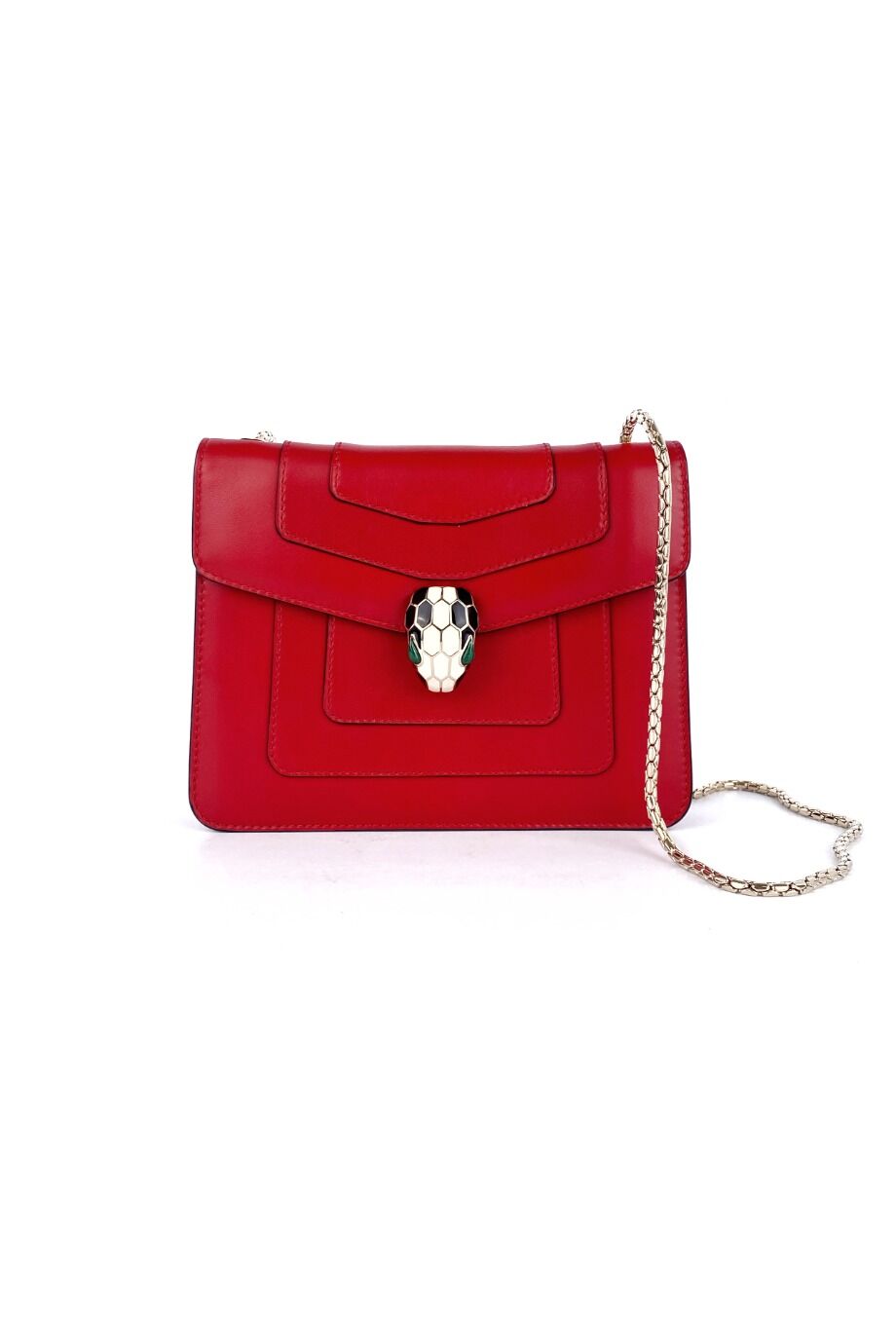 image 1 Сумка Serpenti Forever красного цвета