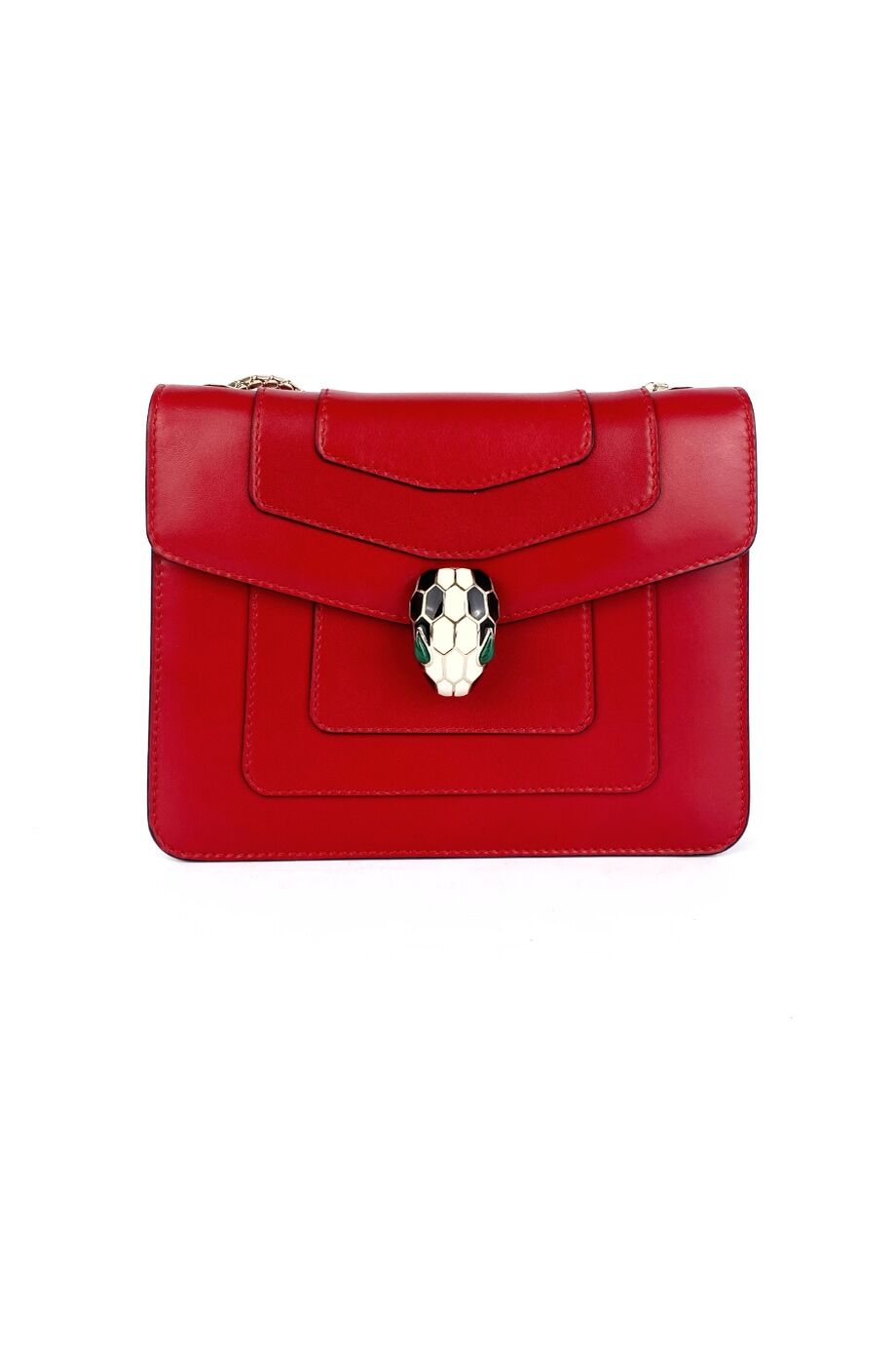 image 2 Сумка Serpenti Forever красного цвета